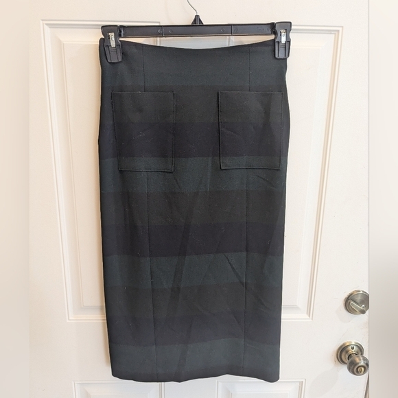 Veronica Beard Colorblock Striped Skirt